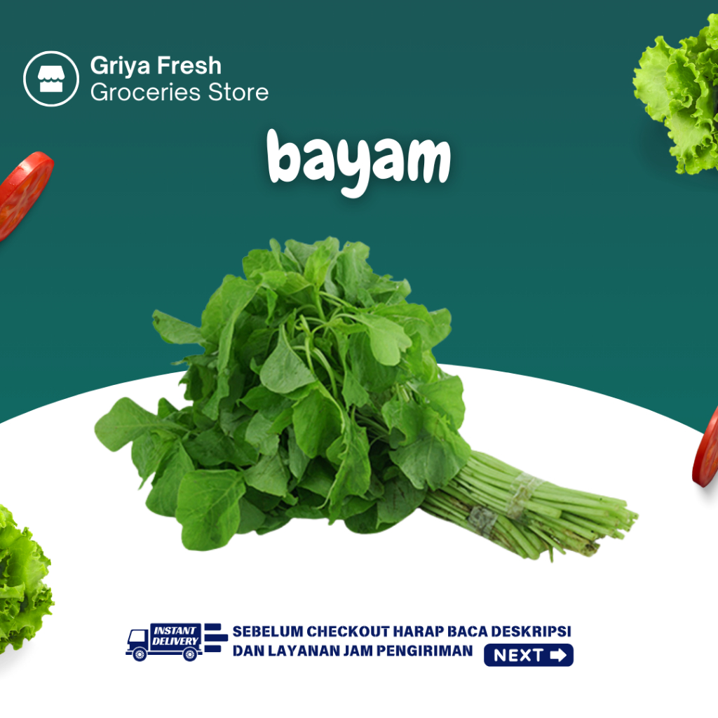 

Bayam Fresh 1 Ikat - Kirim Instant