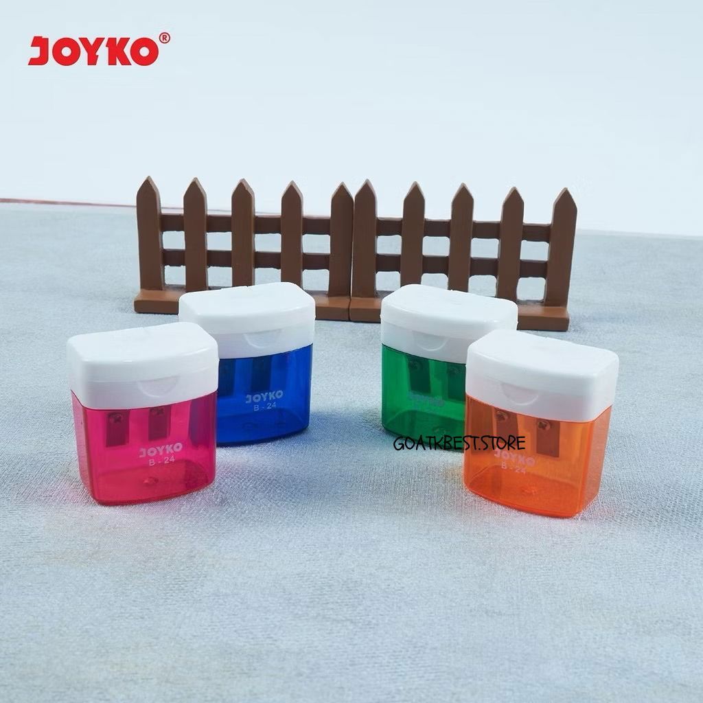 

Sharpener Rautan Serutan Joyko Perlengkapan Sekolah / Kantor