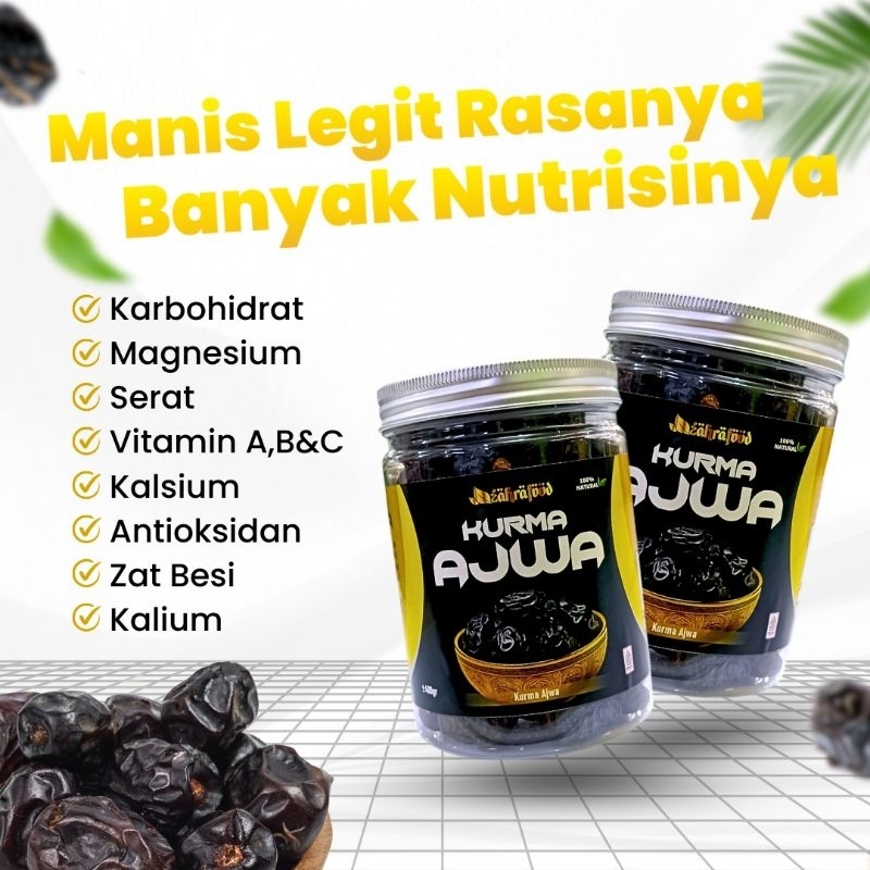 

Kurwa Ajwa Zahra Food 400gr