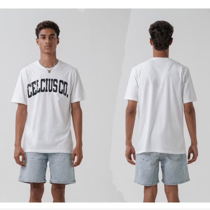 CELCIUS T-shirt - Kaos Celcius.co LIN 00247 Putih