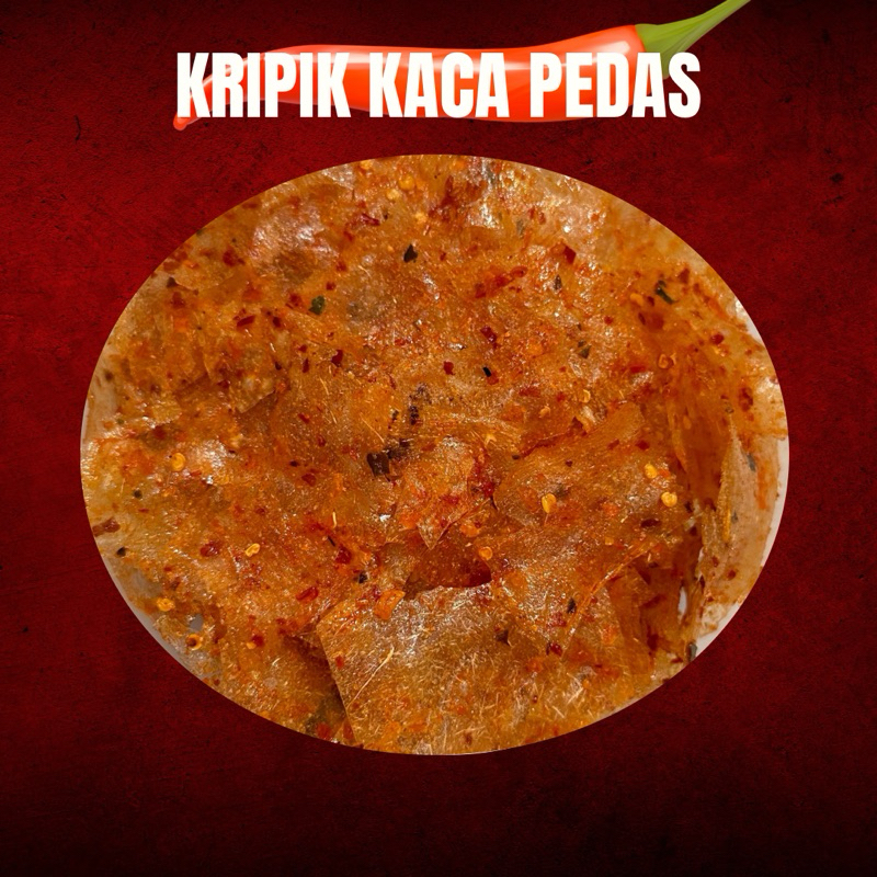 

Kripik Kaca , Kripca Pedas Bumbu Cikruh Daun Jeruk
