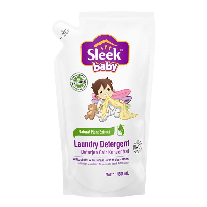 SLEEK BABY - DETERJEN BAYI REFILL 450ml