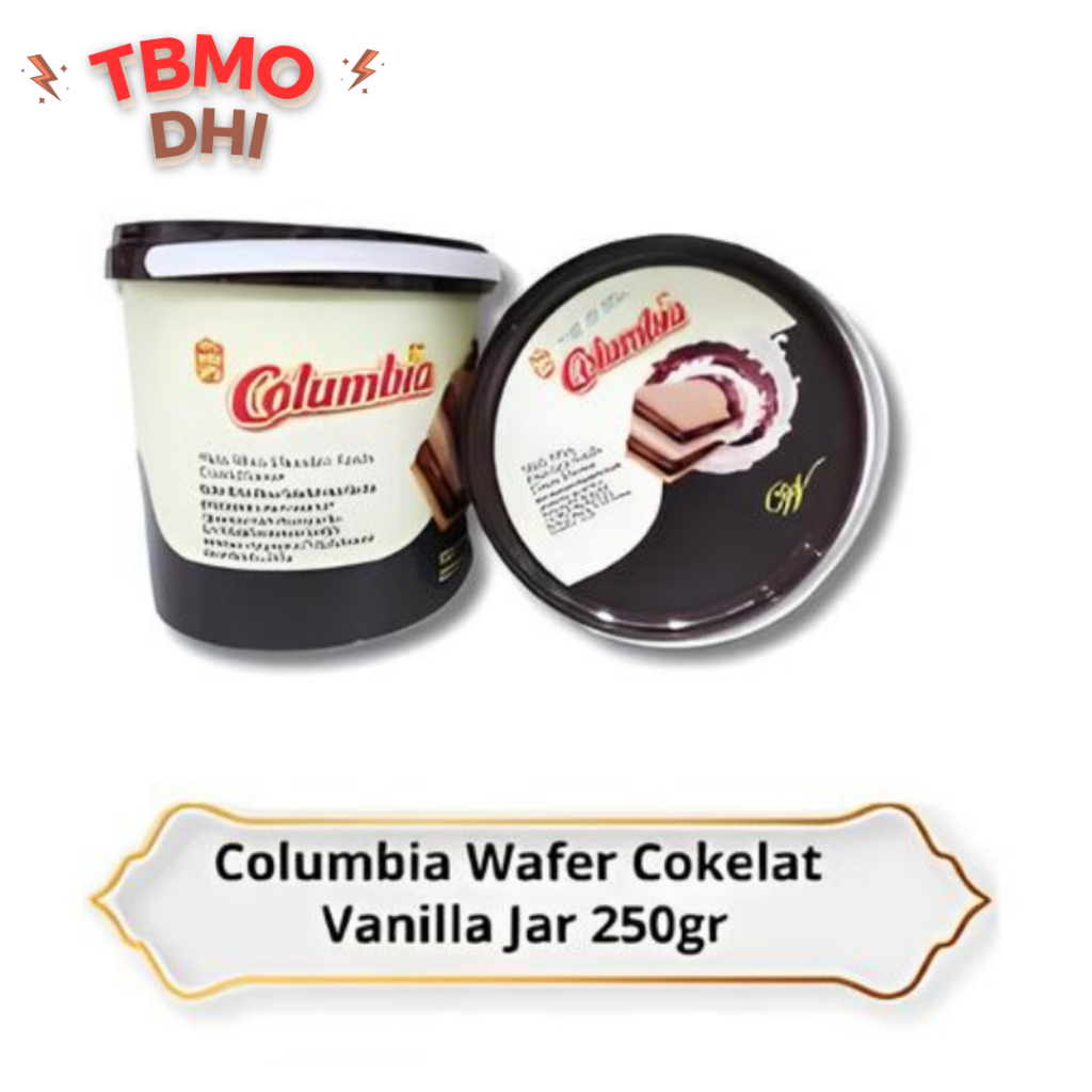 

TBMO Columbia Wafer Cokelat Vanilla Jar 250gr / Kue Lebaran