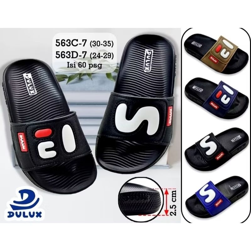 Sandal Selop Anak Laki laki Dulux 563/Sandal Selop Anak Laki Kekinian/Sandal Selop Anak Terbaru