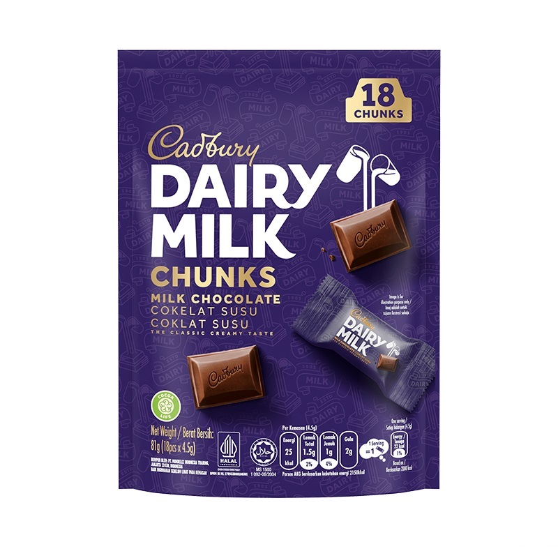 

CADBURY DAIRY MILK SHAREBAG 81GR