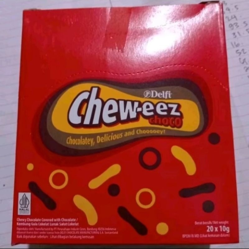 

Delfi Chew-eez Choco Chocolate Coklat Delfi Cheweez Coklat box