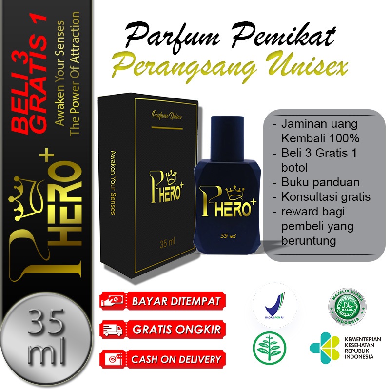 MINYAK PARFUM PERANGSAN LAWAN JENIS untuk PRIA / WANITA MENINGKATKAN GAIRAH SEX - PHERO PLUS