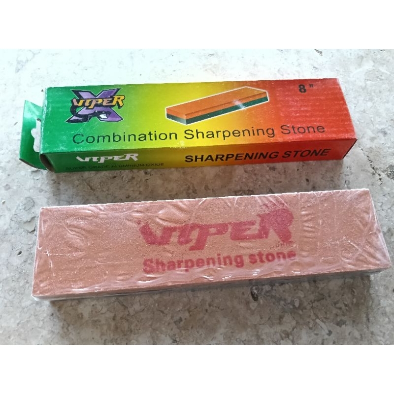 Batu Asah/Ungkal Viper Oren, Ungkal Viper Hitam, Ungkal Burung 8"