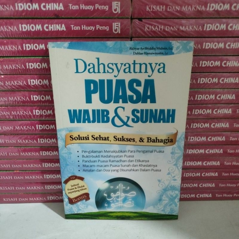 Buku Murah Original - Buku Dahsyatnya Puasa Wajib & Sunah + CD