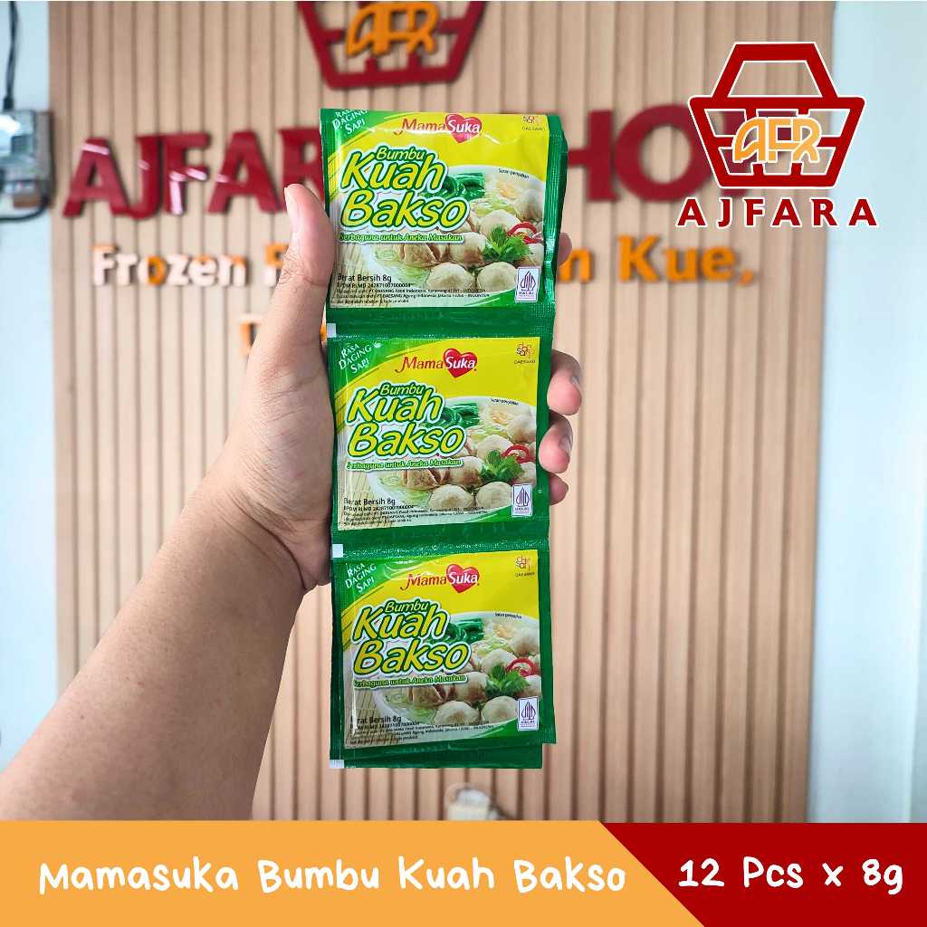 

Mamasuka Bumbu Kuah Bakso 1 Renceng/Mamasuka Bumbu Kuah Sop 1 Renceng