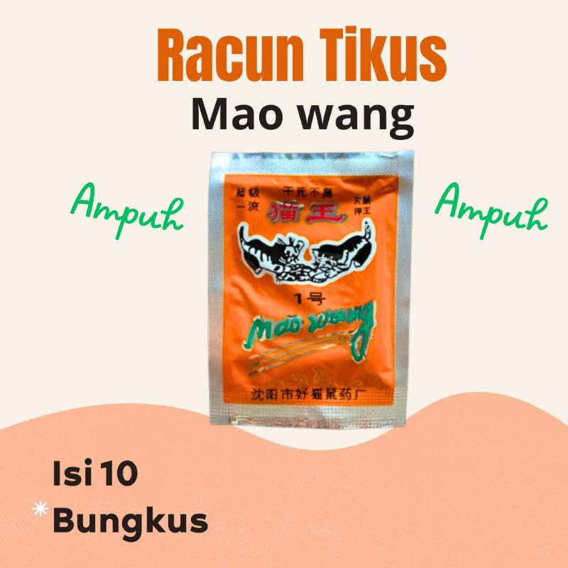 Racun Mao wang Ampuh/racun Tikus/Racun Tikus ampuh/Racun Mao Wang/Racun Tikus original