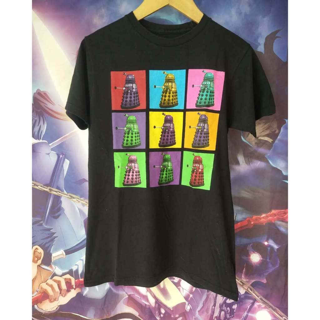 Doctor Who Collage Art Official Movie Tee Kaos Tshirt Original Second Merch Japan Korea Brand Vintag