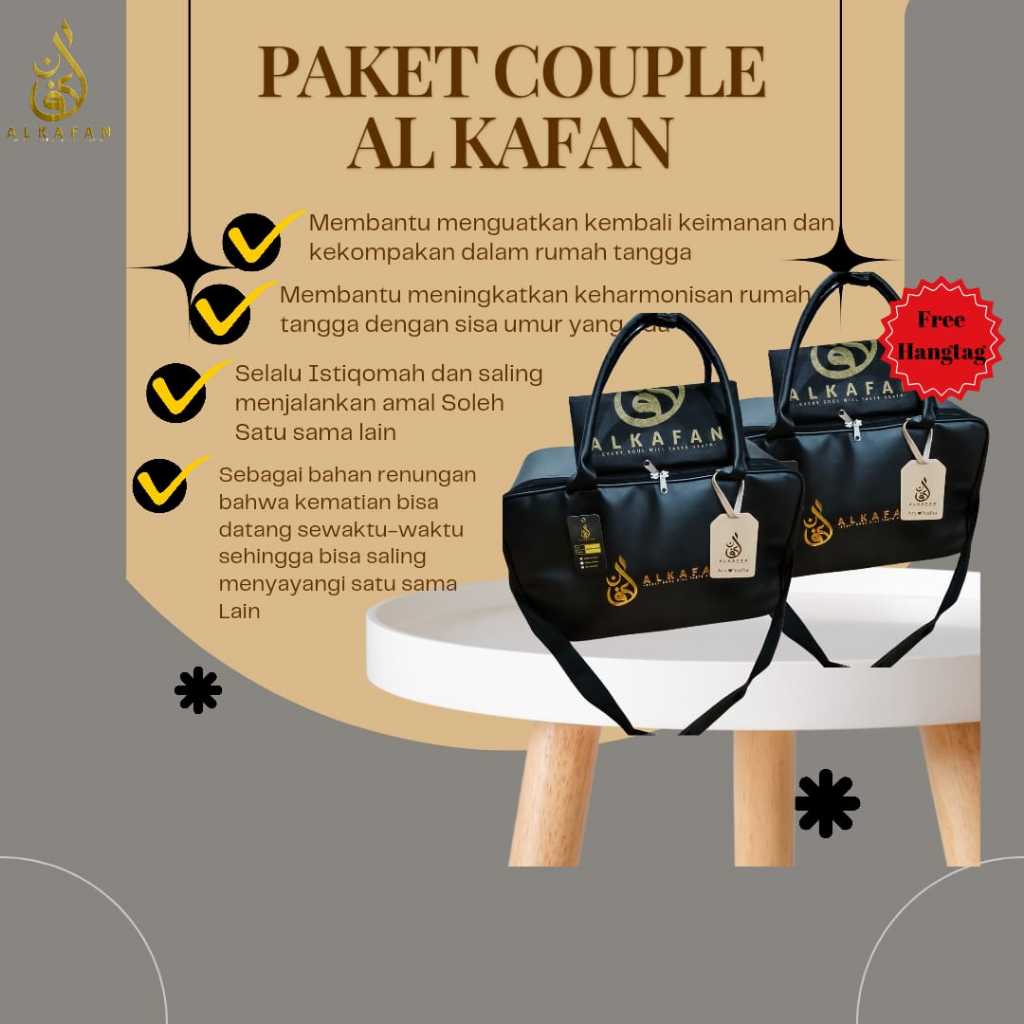 PAKET COUPLE KAIN KAFAN PREMIUM BY AL KAFAN