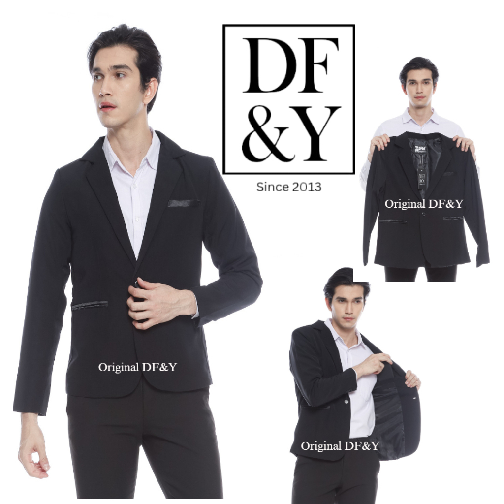 PAKET HEMAT PRYZA Jas Blazer Pria Casual Hitam/Abu/Putih/Navy Polos Original DF&Y / Jas Blazer Kerja