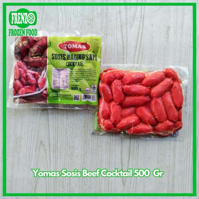 

Yomas Sosis Beef Cocktail 500 Gr