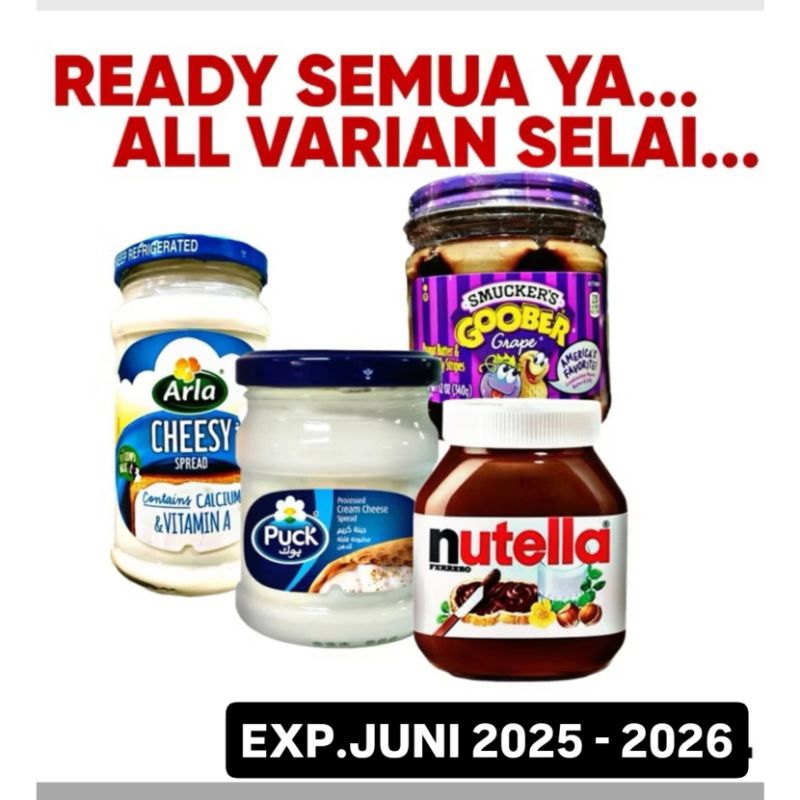 

Nutella hazelnut spread with cocoa 200g 350g original free packing bubble warp atau dus/ nutella selai coklat hazelnut 200g 350g EXP 2025/ BIG SUPER PROMO DISKON 8.8 SALE