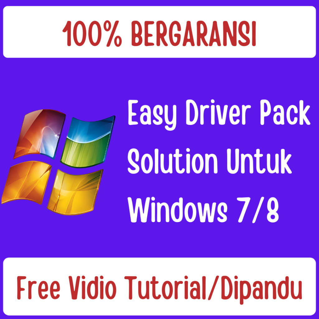 MURAH & BERGARANSI : Easy Driver Pack Solution Untuk Windows 7/8