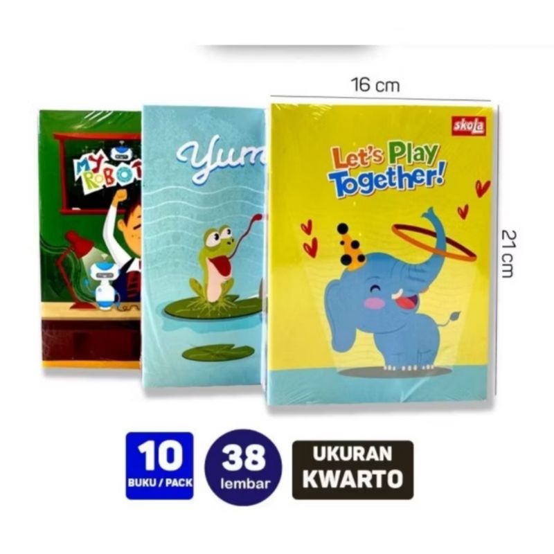 

BUKU TULIS 38 LEMBAR 1PACK (10 BUKU)