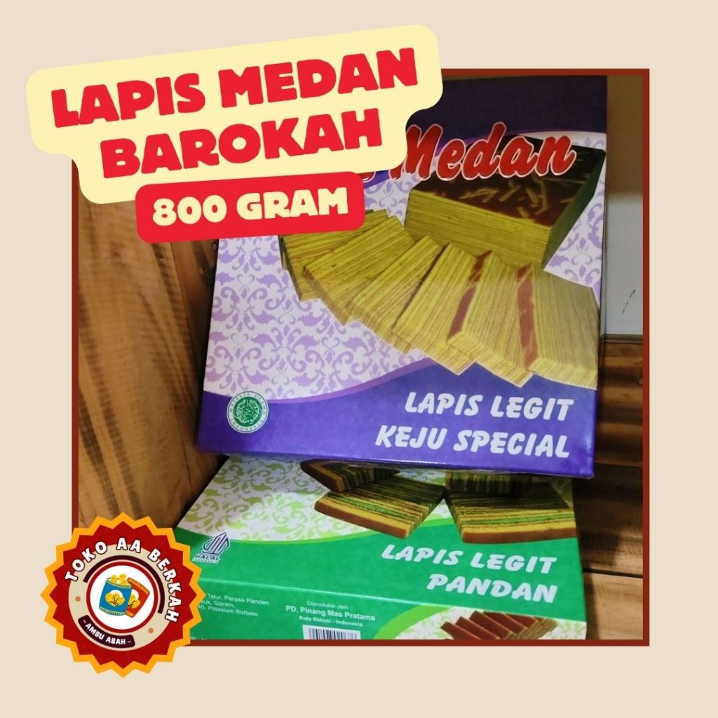 

Lapis Legit Medan Barokah (Aneka Varian Rasa)