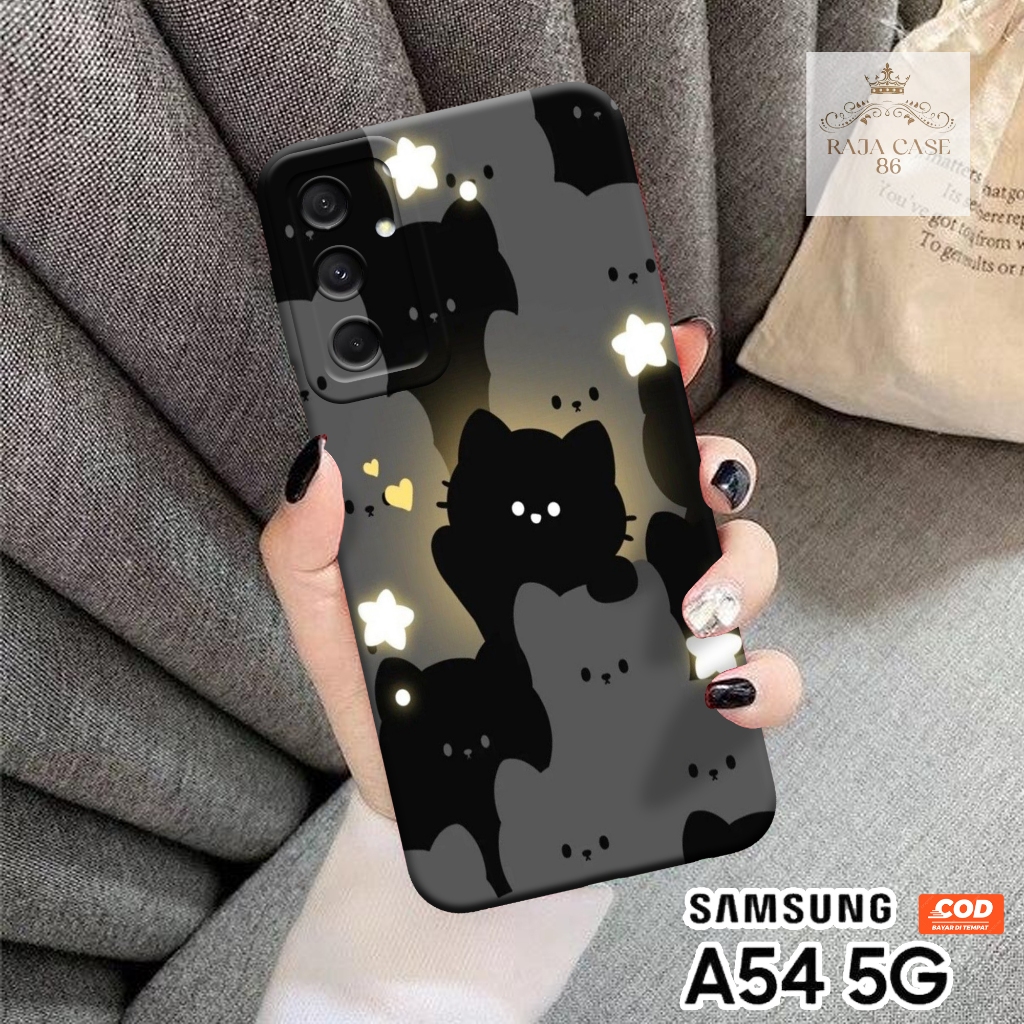 Softcase Samsung A54 5G - Rajacase - Case Samsung A54 5G - Motif Case Kartun - Case Samsung A54 5G -