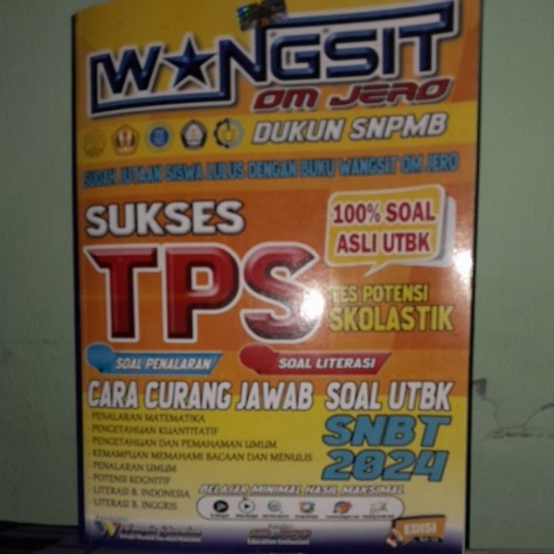 pre♡ Wangsit Om Jero Sukses TPS SNBT 2024