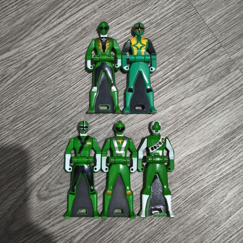 Ranger Key Green Super Sentai Power Ranger Hijau Loose Second (Baca Deskripsi)