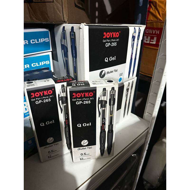 

JOYKO GEL PEN GP-265 HITAM DAN BIRU 1 PAX ISI 12pcs
