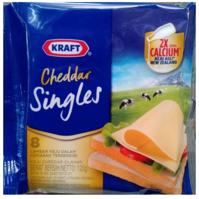 

Keju Slice Cheddar isi 8