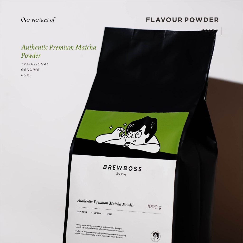 

Authentic Matcha | BrewBoss Flavor Powder | 1000g