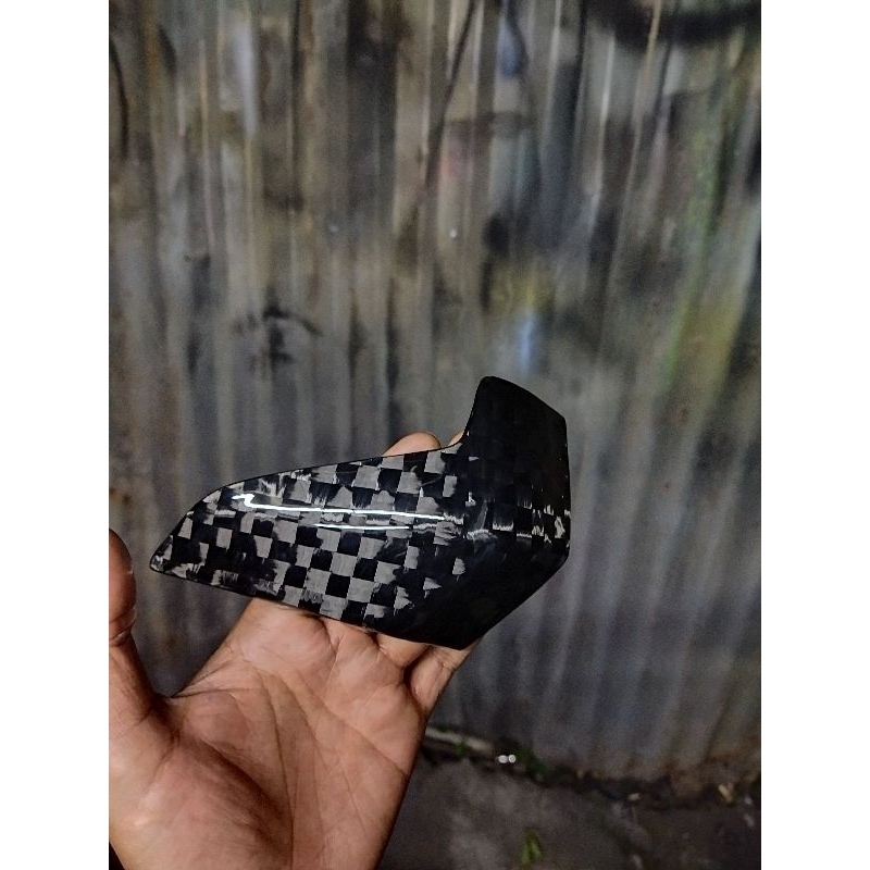 GARNISH COVER FILTER VARIO 125/150 CARBON KEVLAR