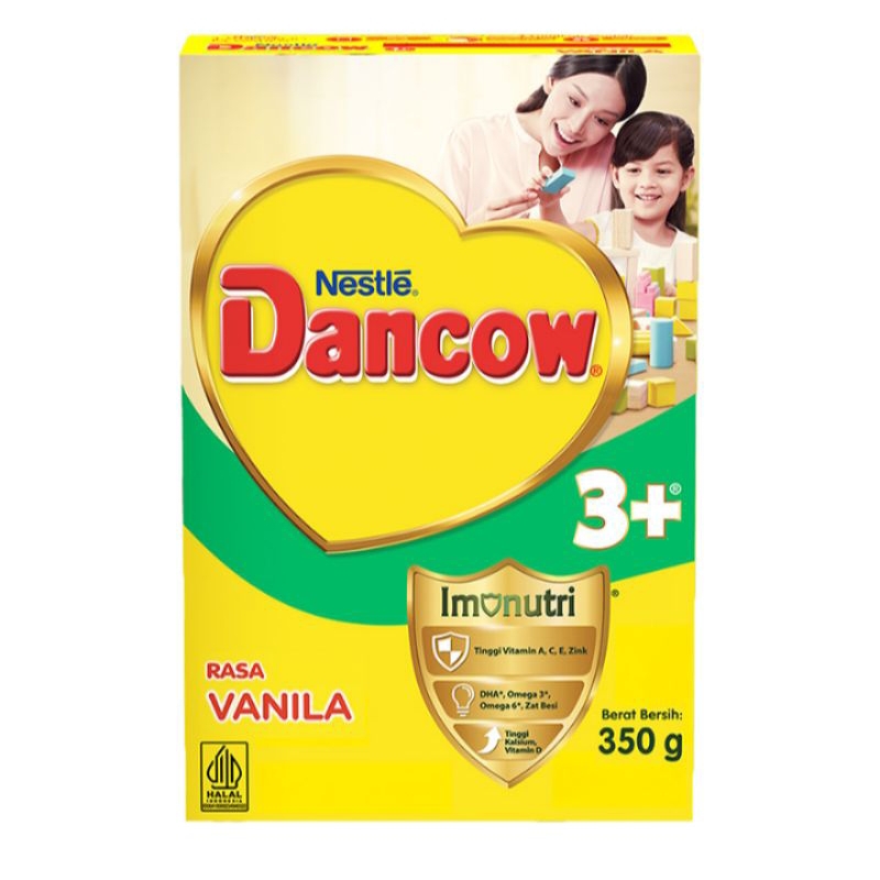 

DANCOW 3+ Imunutri VANILA, anak usia 3-5 tahun.