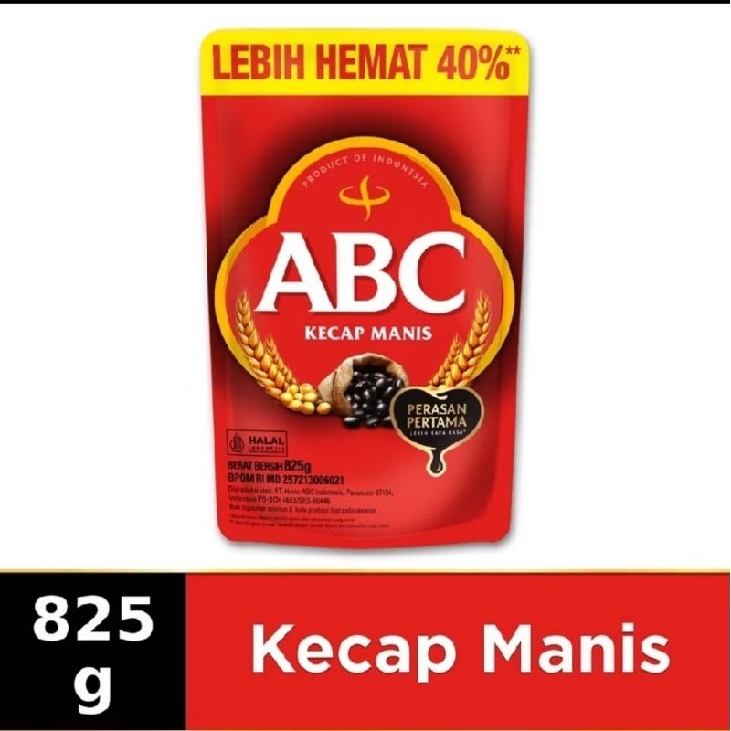 

Kecap Manis ABC Refil 825ml