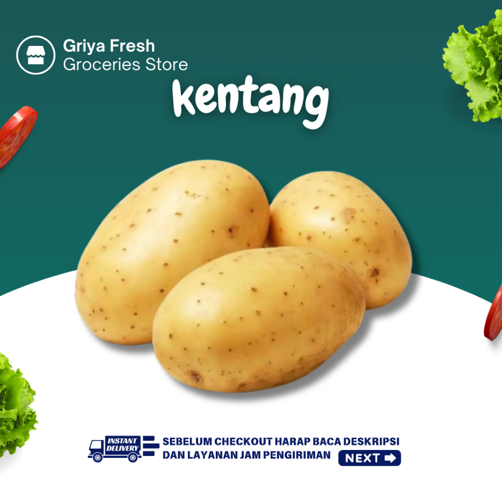

Kentang Fresh 500 gram - Kirim Instant
