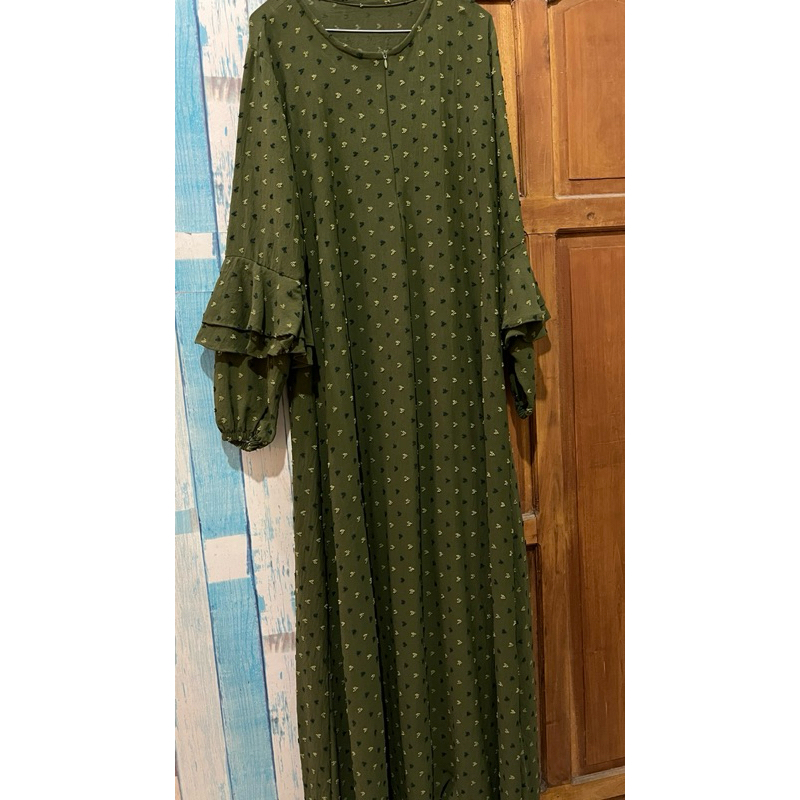 Gamis Hijau army