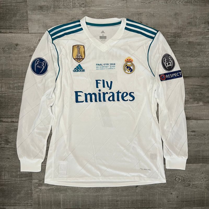 Jersey Real Madrid Home 17/18 Longsleeve
