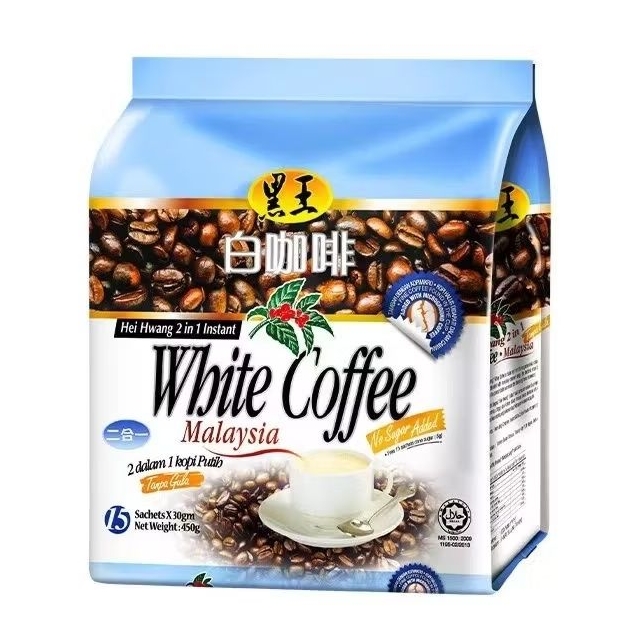 

HEI HWANG 2 in 1 Instant White Coffee No Sugar Added - 1 Sachet (30 gr)
