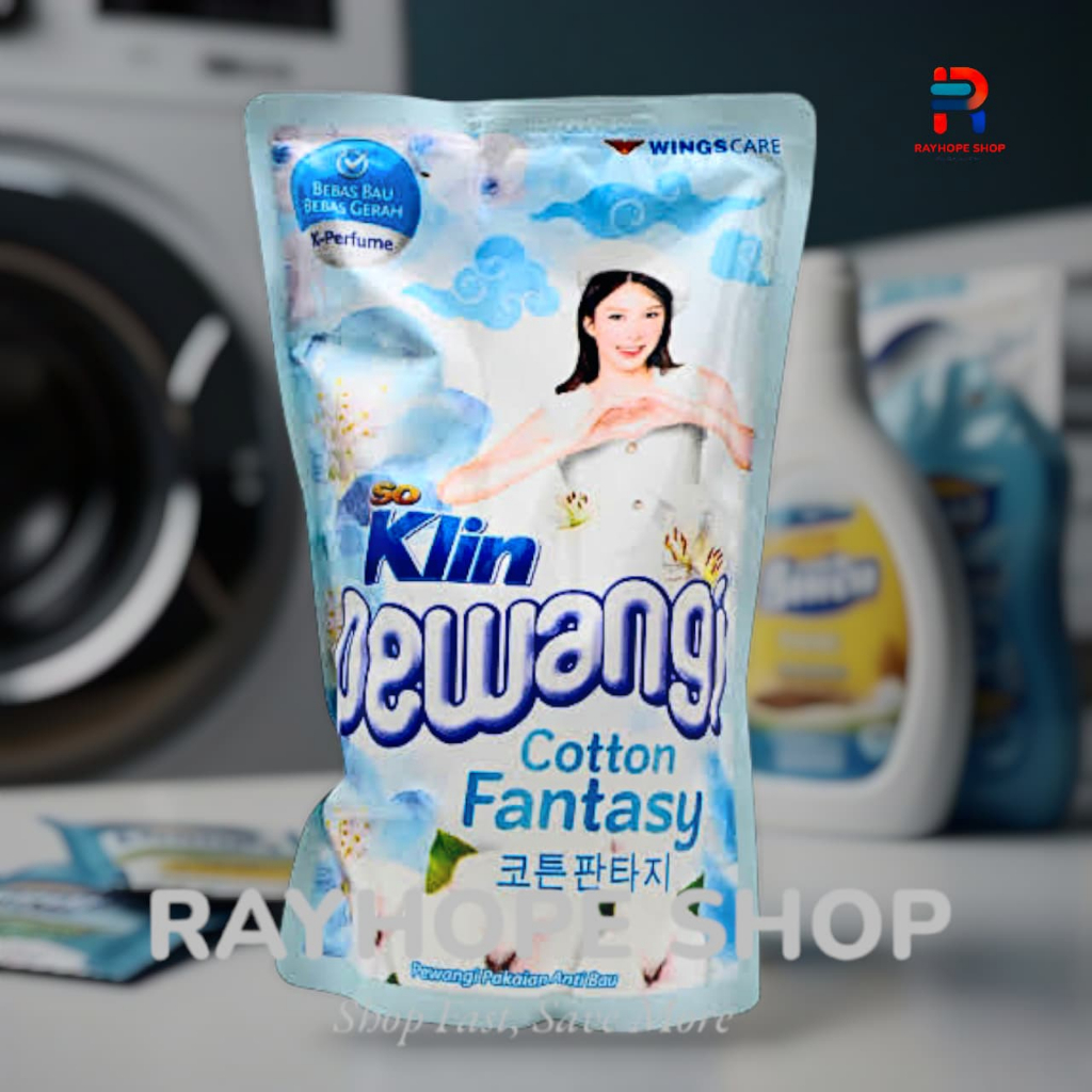 PROMO SOKLIN So Klin Pewangi Pakaian Baju Celana Kemeja Cotton Fantasy Bebas Bau Gerah K Perfume Par