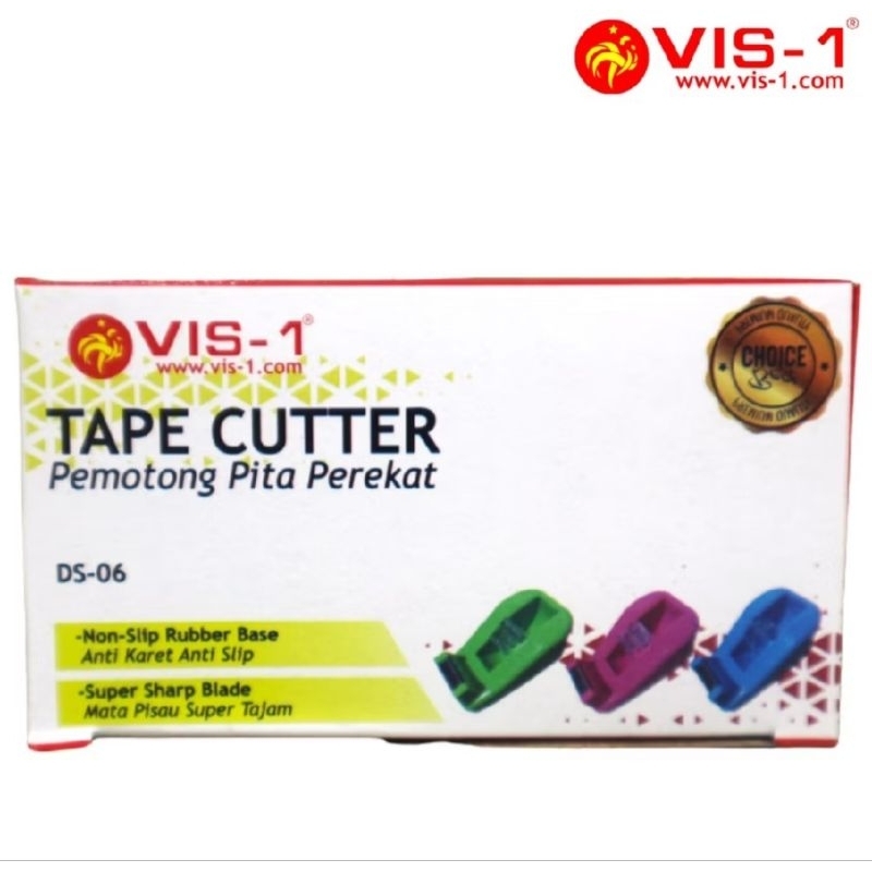 

Dispenser Isolasi VIS-1 DS-06 | Tape Dispenser | Tape Cutter