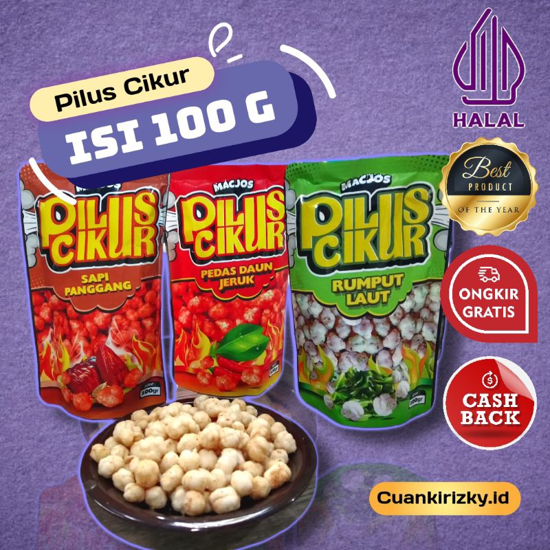 

Pilus Cikur Renyah Lezat Tersedia 3 Rasa | Macjos