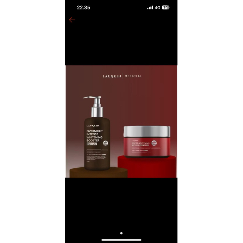 [Puncak Sale 11.11] Lauskin Paket PumP Glowup - Body Serum & Body Lotion  PumP - 10% Niacinamide