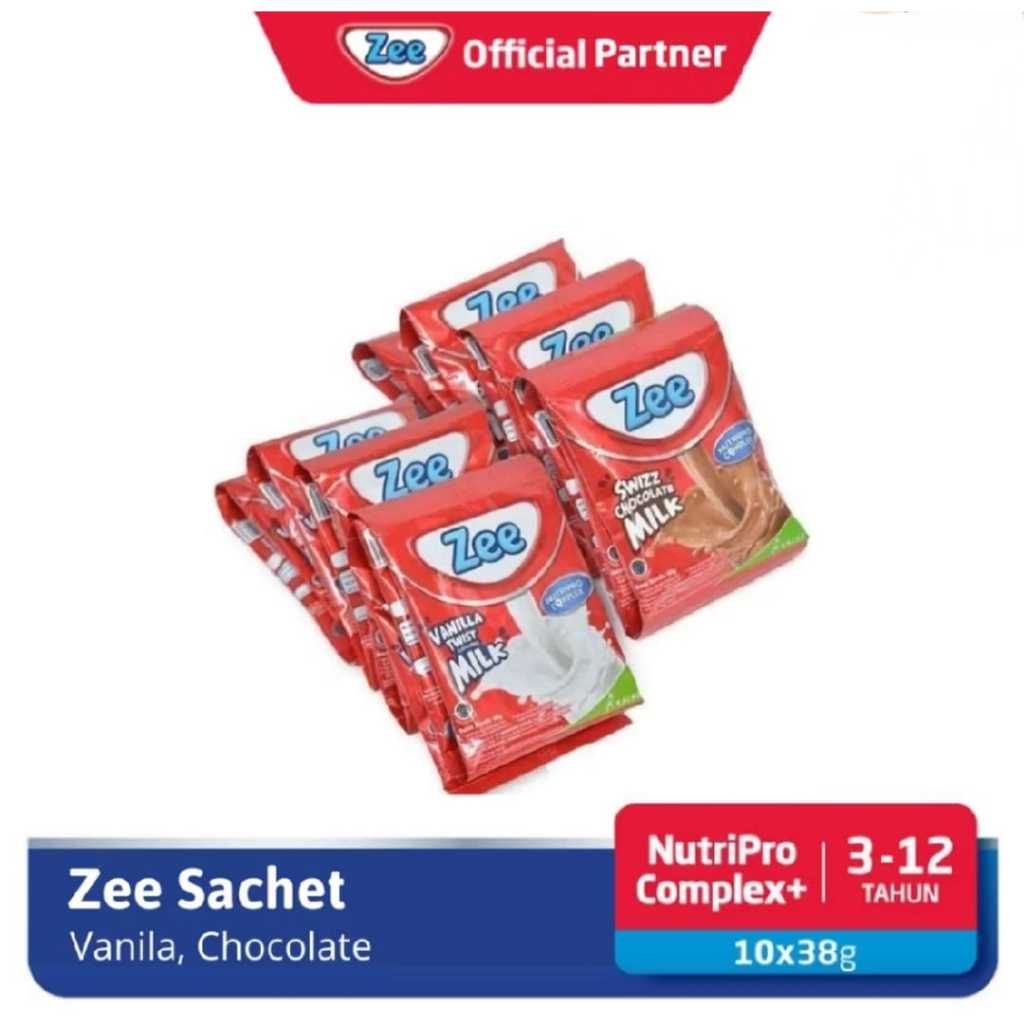 

Zee Susu Sachet Renceng Isi 10 Sachet x 38gr Rasa Coklat