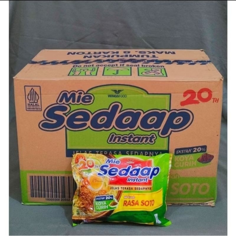 

Mie sedaap soto 1dus