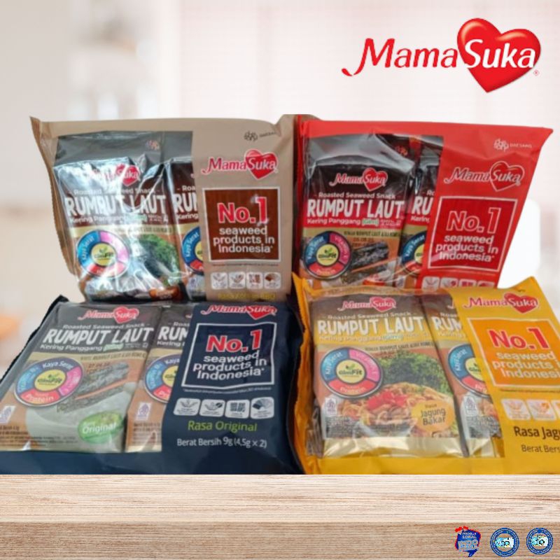 

[COD] MAMASUKA RUMPUT LAUT (1 bungkus isi 2 pcs) KERING PANGGANG ORIGINAL 4.5 gram