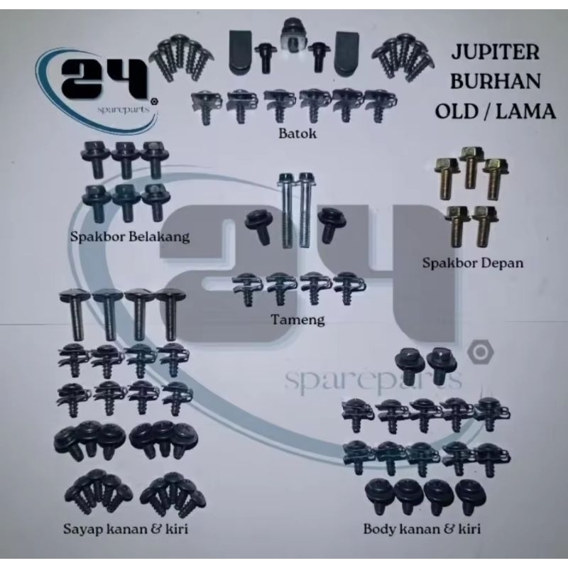 BAUT FULL SET FULL BODY MOTOR JUPITER Z LAMA OLD BAUT FULL SET FULL BODY MOTOR JUPITER Z LAMA OLD