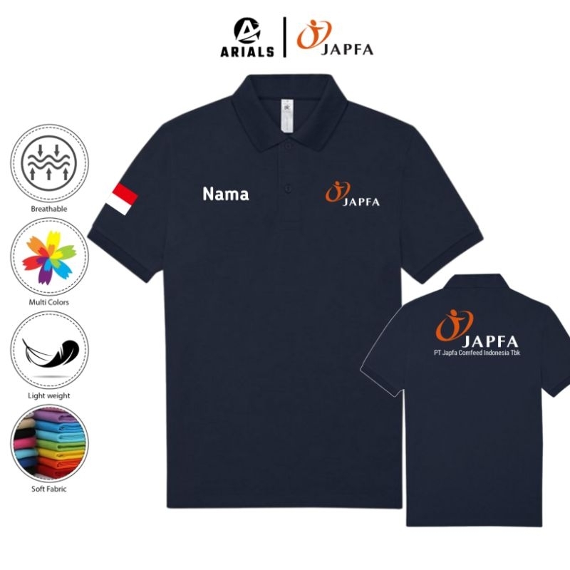 Arials Polo shirt Baju Kaos Kerah PT Japfa Comfeed Indonesia Tbk