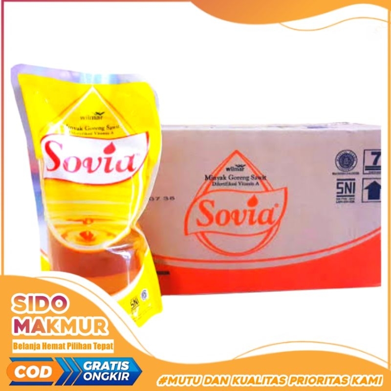 

Promo Minyak Goreng Kardusan Sovia 1L