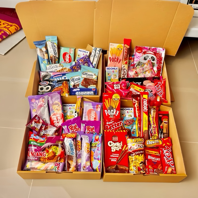 

COD✅ SNACK BOX JAJANAN CEMILAN SNACK CAMPURAN
