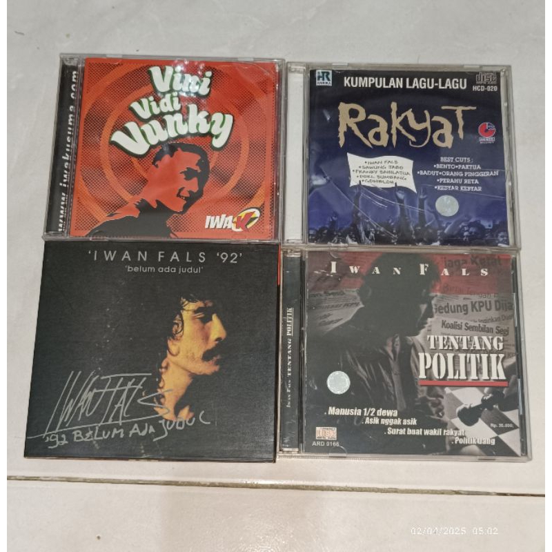cd Indonesia IWA K-Vini Vidi Vunky (3) / IWAN FALS-Kumpulan Lagu Lagu Rakyat / IWAN FALS-Belum Ada J
