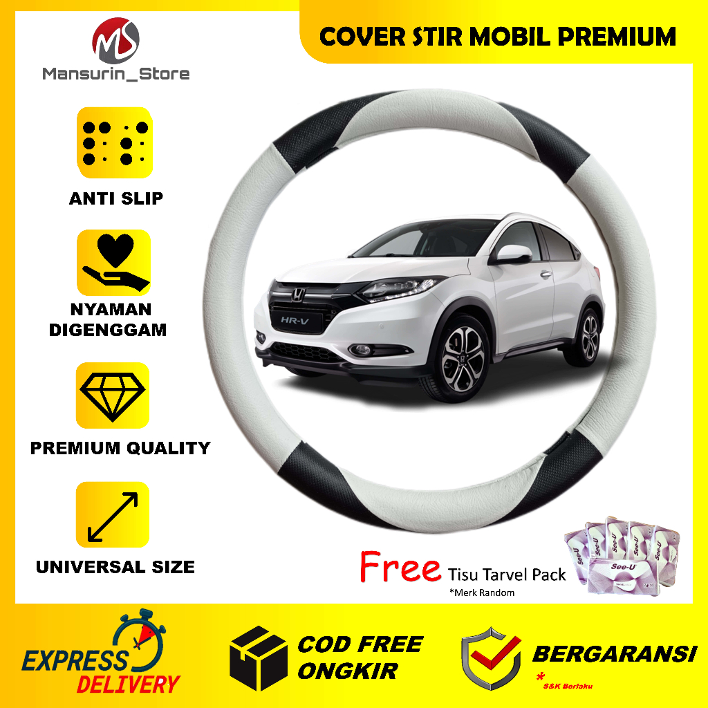 Cover Stir Mobil HR-V Sarung Setir Honda New HR-V Pelindung Steer Mobil Honda New HR-V