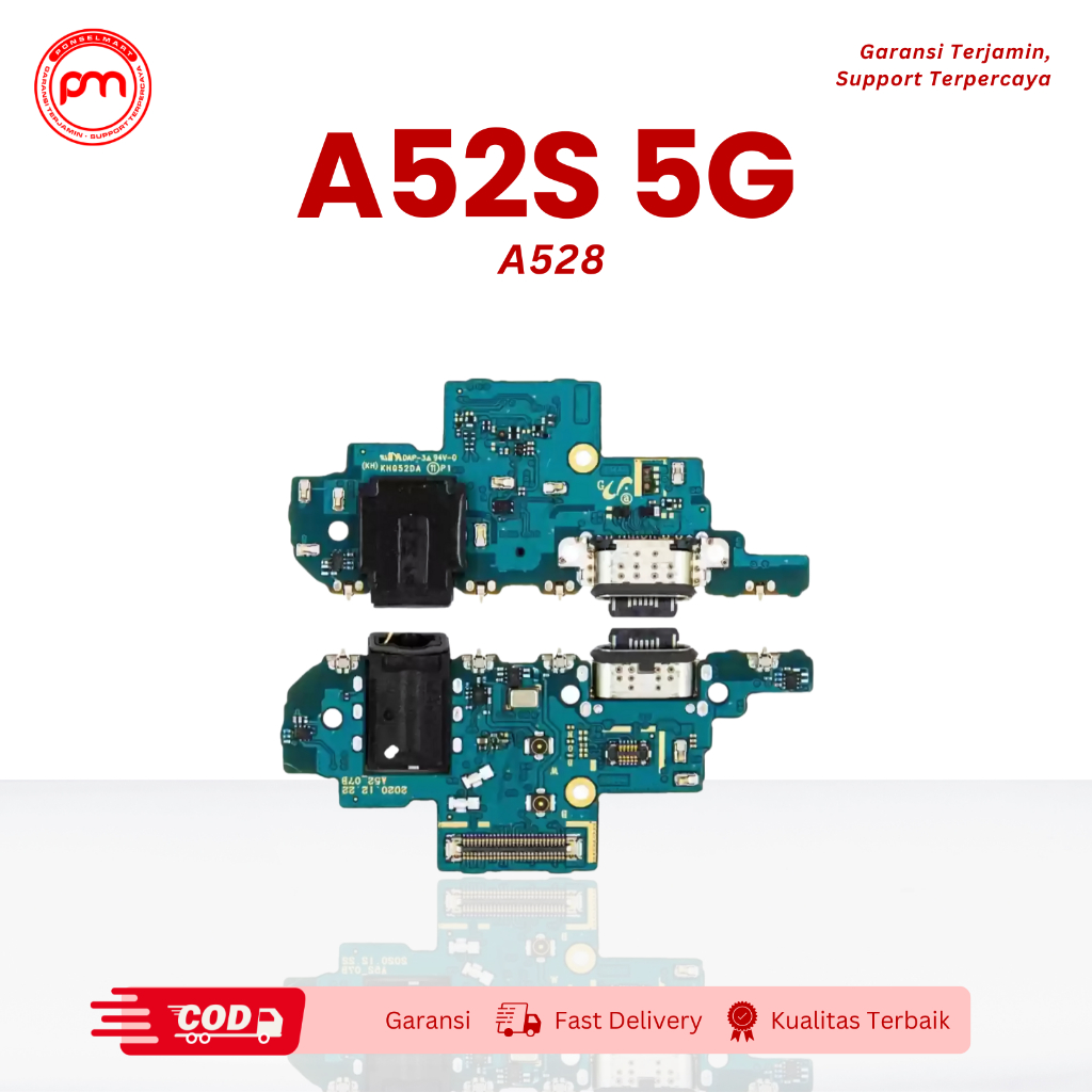 UI Board Konektor Cas Connector Charger Samsung A52S 5G Papan Concas A528